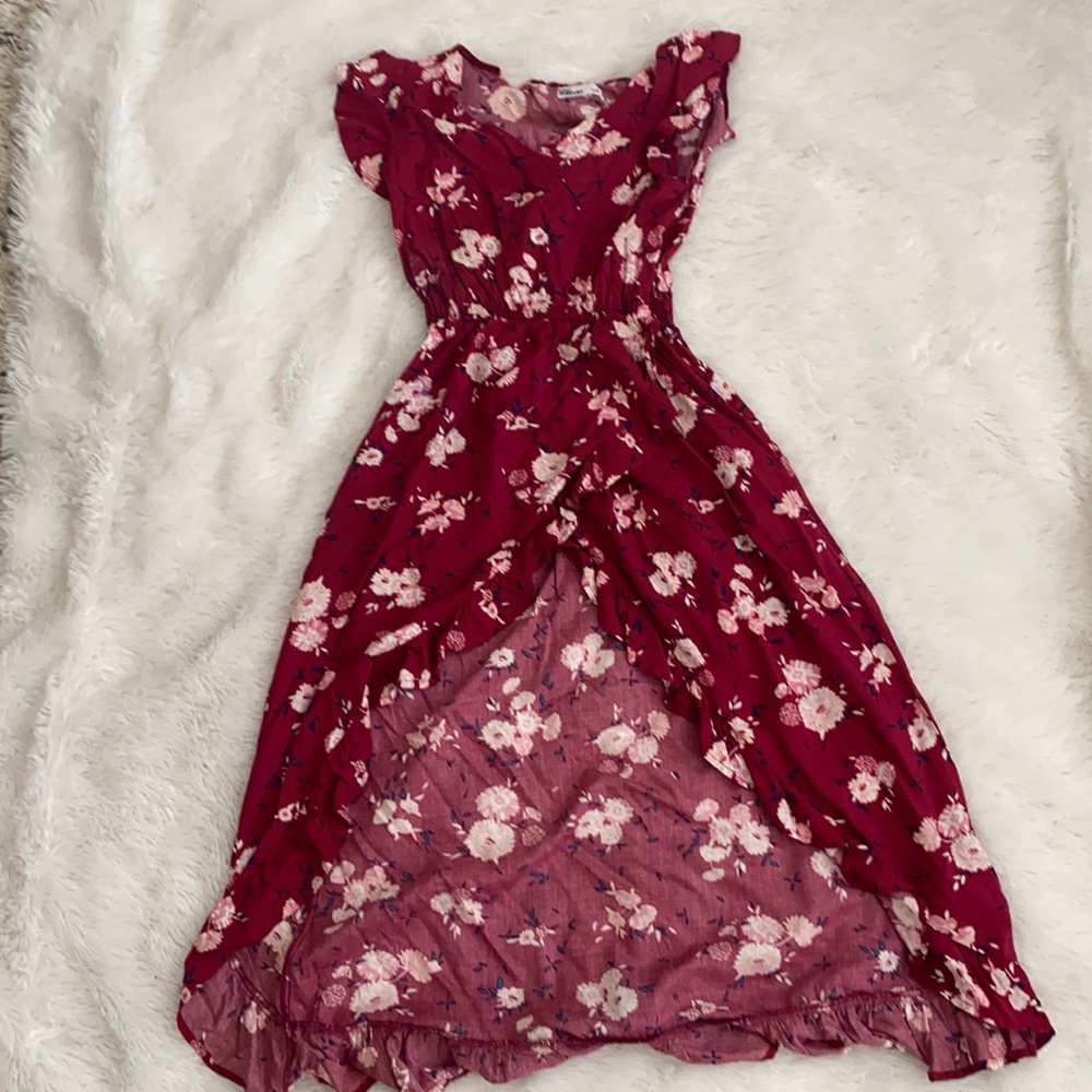 Girls 10-12 floral dress
